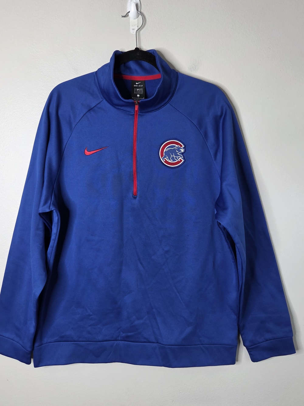 Nike Chicago Cubs Royal Blue Dri-FIT Half-Zip Pullover Sweatshirt